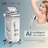 Depilazione con diodo laser a tripla onda 3000 W 808 nm/