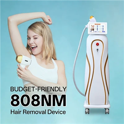 2026 NUOVO sistema di depilazione laser a diodi verticale conveniente per distributori di centri di bellezza spa e uso in salone